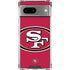 NFL San Francisco 49ers Large Logo Google Pixel 7a Clear Case